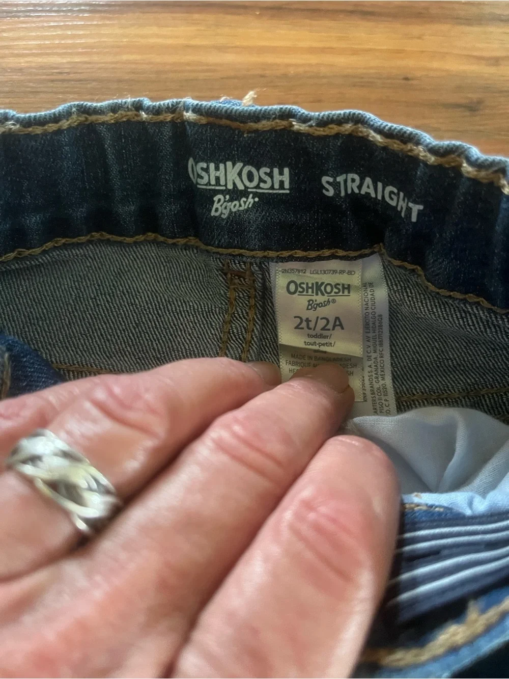 Oshkosh Boys 2T Denim Jeans